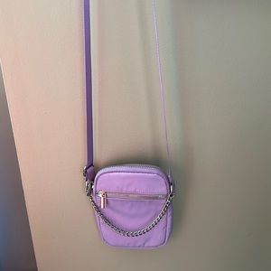Purple crossbody purse